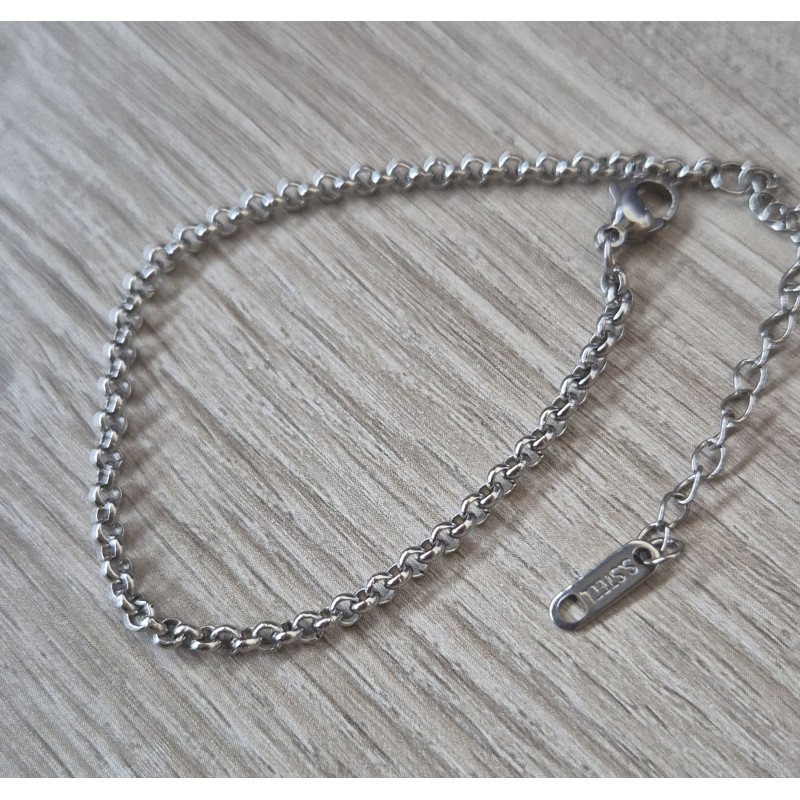 Pulsera eslabón redondo