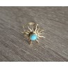 Anillo sol acero turquesa