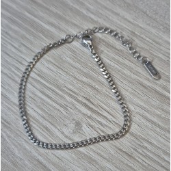 Pulsera eslabón plano