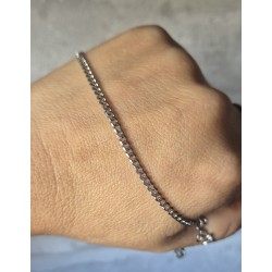 Pulsera eslabón plano