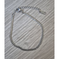 Pulsera eslabón plano