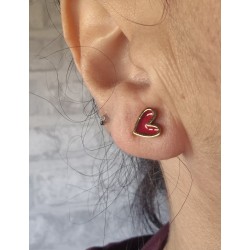 Pendientes Prada rojo