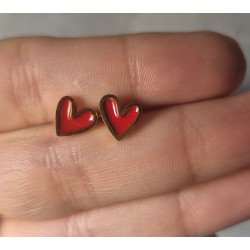 Pendientes Prada rojo